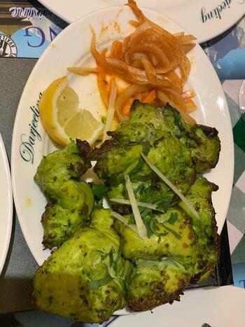 Chicken Green Kabab